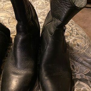 Born low black cowboy boot